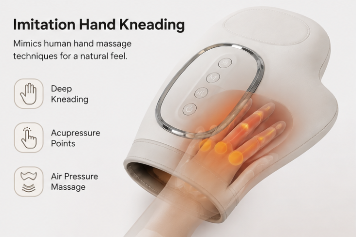 Hand Massager with Heat and Air Pressure Therapy